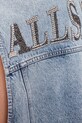 Oblečení Džínová vesta AllSaints LAURA W055OC modrá