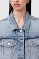 AllSaints vestă din denim LAURA albastru W055OC