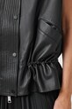 AllSaints vestă din piele SOFI W060LC