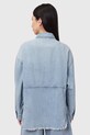 AllSaints kurtka z domieszką lnu HETTIE W111PC niebieski