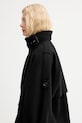 Gestuz płaszcz z wełną czarny 10910324