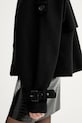 Gestuz płaszcz z wełną 10910324 czarny