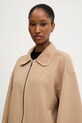 Шерстяная куртка-бомбер Karl Lagerfeld бежевый A3W15009