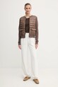 Tommy Hilfiger kurtka z domieszką wełny WW0WW46741 brązowy AW25