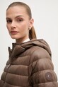 Péřová bunda Tommy Hilfiger hnědá WW0WW46788