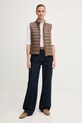 Tommy Hilfiger gilet in piuma WW0WW45499 marrone AW25