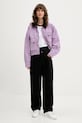 Karl Lagerfeld Jeans kurtka bawełniana A3W14016 fioletowy AW25
