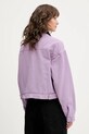 Odzież Karl Lagerfeld Jeans kurtka bawełniana A3W14016 fioletowy