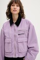 Karl Lagerfeld Jeans kurtka bawełniana fioletowy A3W14016