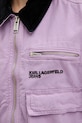 Karl Lagerfeld Jeans kurtka bawełniana A3W14016 fioletowy