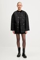 Karl Lagerfeld Jeans rövid kabát A3W15041 fekete AW25