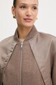 BOSS jacheta bomber din amestec de lână bej 50543411