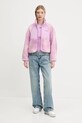 Hugo Blue hanorac fleece 50541233 violet AW25