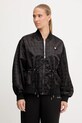 Guess kurtka bomber AOP nieocieplane czarny V5YL11.WHFU0
