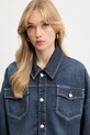 Košilová bunda Guess WESTERN námořnická modř W5YN90.D0213