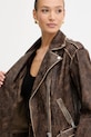 Δερμάτινο μπουφάν Guess CHARLENE W5YL04.WHDI0