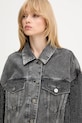 Pinko kurtka jeansowa szary 104644.A2W4