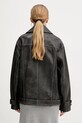 Ρούχα Δερμάτινo jacket Pinko 105369.A23U μαύρο
