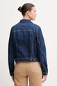 Ρούχα Τζιν μπουφάν United Colors of Benetton 2PORDN00N σκούρο μπλε