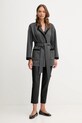 Joseph Ribkoff legginsy lounge z domieszką wełny 253223 szary AW25