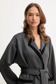 Joseph Ribkoff legginsy lounge z domieszką wełny szary 253223
