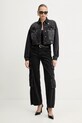 Versace Jeans Couture kurtka jeansowa 79HAS403.CDWRC czarny AW25