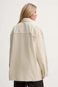 Odzież Nanushka koszula jeansowa NW25PFJK13873 beżowy