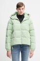 Пуховая куртка United Colors of Benetton с утеплением зелёный 22T6DN086