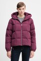Пуховая куртка United Colors of Benetton с утеплением фиолетовой 22T6DN086