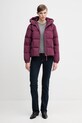 Пуховая куртка United Colors of Benetton 22T6DN086 фиолетовой AW25