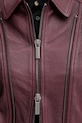 Armani Exchange kurtka skórzana XW000654.AF16212 bordowy