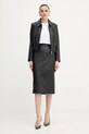 Armani Exchange kurtka skórzana XW000654.AF16212 czarny AW25