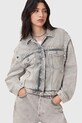 AllSaints geacă de blugi din bumbac CHLO necaptusit gri W059OC