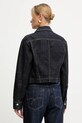 Odzież Victoria Beckham kurtka jeansowa 1325DJK006577A granatowy