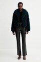 Stand Studio płaszcz Samara 61701.9406 turkusowy AW25