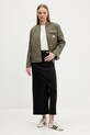 Guess Jeans geacă W5YL26.WHG02 verde AW25