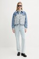 Guess Jeans geacă jeans W5YN56.D5M56 albastru AW25