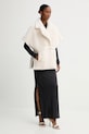 Blugirl Blumarine vestă din amestec de lână PF5003.T0300 bej AW25