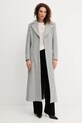Μάλλινο παλτό Fracomina FS25WC1011W819K3 γκρί AW25