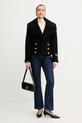 Patou płaszcz z dodatkiem wełny CO0310217 czarny AW25