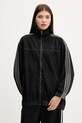 adidas Originals kurtka jeansowa Denim Os TT bez kaptura czarny JY2897