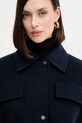 Weekend Max Mara bezrękawnik z wełną ELEGIA granatowy 2525276021600