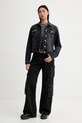 Tommy Jeans kurtka jeansowa DW0DW21547 czarny AW25