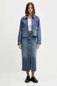 Tommy Jeans geacă jeans DW0DW21553 bleumarin AW25