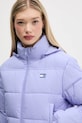 Μπουφάν Tommy Jeans μωβ DW0DW21620