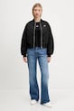 Μπουφάν bomber Tommy Jeans DW0DW21631 μαύρο AW25