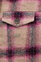 Tommy Jeans kurtka z dodatkiem wełny DW0DW21662 różowy