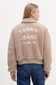 Odzież Tommy Jeans kurtka DW0DW21666 brązowy