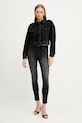 Armani Exchange giacca di jeans XW000819.AF16092 nero AW25