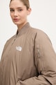 The North Face kurtka bomber Choqa brązowy NF0A8F1WBOW1